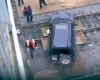 В Минске водитель Land Rover заблудился и оказался на ж/д путях