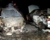 Два автомобиля сгорели на парковке возле "Гиппо"