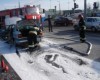 В Гродно на оживленной улице загорелся Volkswagen