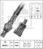 Лямбда-зонд SAAB: 900 II 2.5 -24 V6 93-98, 900 II кабрио 2.5 -24 V6 93-98, 900 II купе 2.5 -24 V6 93-98, 900 Mk II 2.5 -24 V6 93-98, 900 Mk II кабрио 2.5 -24 V6 93-98, 900 Mk II купе 2.5 -24 V6 93-98 FACET
