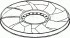 Крыльчатка вентилятора AUDI: 100 90-94, 100 Avant 90-94, A6 94-97, A6 Avant 94-97 HANS PRIES