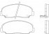 Колодки тормозные дисковые передн DAIHATSU: FEROZA Hard Top 88-, FEROZA Soft Top 88-, ROCKY Hard Top 85-, ROCKY Soft Top 85-, TAFT 76-85 TEXTAR