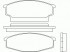Колодки тормозные дисковые передн LDV: CUB 2.3 D 98-  NISSAN: CABSTAR 2,0 81-92 PAGID
