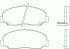 Колодки тормозные дисковые передн DAIHATSU: FEROZA Hard Top 88-, FEROZA Soft Top 88-, ROCKY Hard Top 85-, ROCKY Soft Top 85-, TAFT 76-85 PAGID