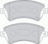 Колодки тормозные дисковые передн TOYOTA: COROLLA 00-02, COROLLA 02-, COROLLA Compact 00-02, COROLLA Liftback 00-02, COROLLA Verso 02-04, COROLLA Wagon 00-02, COROLLA седан 02-, COROLLA универсал 02- PATRON