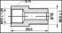 Редукция WPP-139 M10X1.25/M12X1.0, L=29.5MM, S=13 РЕДУКЦИОННЫЙ WP