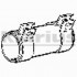 Фитинг глушителя TOYOTA: COROLLA 00-02, COROLLA Compact 00-02, COROLLA Liftback 00-02, COROLLA Wagon 00-02 TESH