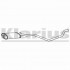 Глушитель PEUGEOT: 405 I 87-92, 405 I Break 88-92, 405 II 92-95, 405 II Break 92-96 TESH