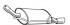 Глушитель 22477 OPEL: CORSA C 00-, TIGRA TwinTop 04- UNIVERSAL