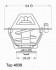 Термостат (с прокладкой) MITSUBISHI: L 200 96-, L 300 86-, PAJERO I 82-91 WAHLER