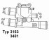 Термостат (в корпусе) FIAT: BRAVA 95-01, BRAVO 95-01, MAREA 96-, PALIO 1.6 16V 96- WAHLER
