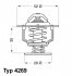 Термостат (с прокладкой) HONDA: CIVIC II 83-87, CIVIC II 88-95, LEGEND I 86-91  ROVER: 200 85-89, 200 89-95, 400 90-95, 600 93-99 WAHLER