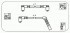 Комплект проводов зажигания SAAB: 900 I 79-93, 900 I Combi Coupe 78-94, 900 I кабрио 86-94, 900 79-93, 900 хэтчбек 78-94, 900 кабрио 86-94, 9000 85-98, 9000 хэтчбек 84-98 JANMOR