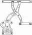 Стеклоподъемник передн прав VW: PASSAT 88-96, PASSAT Variant 88-97 HANS PRIES