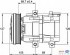 Компрессор FORD: MONDEO I (GBP) 1.8 TD 93-96, MONDEO I Clipper (BNP) 1.8 TD 93-96, MONDEO I седан (GBP) 1.8 TD 93-96, MONDEO I универсал (BNP) 1.8 TD 93-96, MONDEO II (BAP) 1.8 TD 96-00, MONDEO II Clipper (BNP) 1.8 TD 96-00, MONDEO II седан (BFP) 1.8 TD 96-00, HELLA