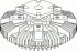 Вискомуфта вентилятора MERCEDES-BENZ: KOMBI универсал 77-85, седан 76-85 HANS PRIES