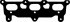 Прокладка коллектора Alfa Romeo 159/Brera 2.8i/3.2i 05> x2 GLASER