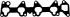 Прокладка коллектора Mitsubishi Colt 1,3(1,5) 90-96 REINZ