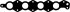 Прокладка коллектора Suzuki 1.3i 16V 97> Ex REINZ