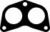 Прокладка коллектора Subaru Forester/Legacy 2.5i 98> (x2) REINZ