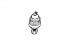 Опора шаровая верхн MITSUBISHI: PAJERO 2.5TD/3.0V6 11/88-12/91, L300 1.8/2.0 4x4 08/84-02/87 OCAP