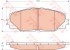 Колодки тормозные дисковые передн TOYOTA: RAV 4 III 06- KONSTEIN