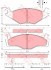 Колодки тормозные дисковые передн SEAT: CORDOBA 93-99, IBIZA II 93-99,  VW: GOLF I 76-83, GOLF I Cabriolet 79-93, GOLF II 83-91, JETTA I 78-84, JETTA II 84-91, PASSAT 81-88, PASSAT Variant 81-88, PASSAT седан 85-88, POLO купе 87-94, SANTANA 81-84, SCIROCCO 80-92 KONSTEIN