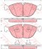 Колодки тормозные дисковые AUDI: A4 Avant 00-01, TT 06-, TT 03-, TT Roadster 03-,  BMW: 7 94-01, Z8 00-03,  CHRYSLER: CROSSFIRE 04-, CROSSFIRE Roadster 04-,  MERCEDES-BENZ: C-CLASS 97-00, C-CLASS универсал 97-01, CLK 99-02, CLK кабрио 98-02, E-CLASS 96-02, E-CLASS 05-, E-CLASS KONSTEIN