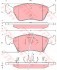 Колодки тормозные дисковые передн TOYOTA: AVENSIS 97-03, AVENSIS Liftback 97-03, AVENSIS Station Wagon 97-03 KONSTEIN