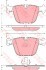 Колодки тормозные дисковые задн BMW: 5 03-, 5 Touring 04-, 6 04-, 6 кабрио 04-, 7 01-, X5 07- KONSTEIN