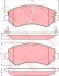Колодки тормозные дисковые передн CHRYSLER: VOYAGER III 00-,  JEEP: CHEROKEE 01- KONSTEIN