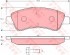 Колодки тормозные дисковые передн CITROEN: BERLINGO 05-, BERLINGO фургон 05-, XSARA 97-05, XSARA Break 97-05, XSARA PICASSO 05-, XSARA купе 98-05,  PEUGEOT: 1007 05-, 206 CC 00-, 206 SW 02-, 206 хечбэк 99-, 307 00-, 307 Break 02-, 307 SW 02-, PARTNER Combispace 96-, PARTNER фургон 96 KONSTEIN