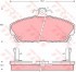 Колодки тормозные дисковые передн HONDA: CIVIC IV Fastback 94-97, CIVIC V Aerodeck 98-01, CIVIC V Fastback 97-01, CIVIC VI Hatchback 02-05, CONCERTO 89-96, CONCERTO седан 89-95,  MG: MG ZR 01-, MG ZS 01-, MG ZS Hatchback 01-, MGR V8 92-95,  ROVER: 200 95-00, 200 хечбэк 89-95, 200 куп KONSTEIN