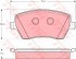 Колодки тормозные дисковые NISSAN: MICRA 03-, MICRA C+C 05-, NOTE 06-,  RENAULT: CLIO III 05-, MODUS 04- KONSTEIN