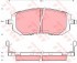 Колодки тормозные дисковые передн SUBARU: FORESTER 01-02, FORESTER 02-, IMPREZA 00-, IMPREZA универсал 00-, LEGACY III 98-03, LEGACY III универсал 00-03 KONSTEIN