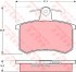 Колодки тормозные дисковые задн ALFA ROMEO: 164 87-98,  FIAT: CROMA 85-96,  LANCIA: THEMA 84-94, THEMA SW 88-94 KONSTEIN