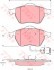 Колодки тормозные дисковые передн AUDI: 100 90-90, 100 90-94, 100 Avant 90-90, 100 Avant 90-94, A6 94-97, A6 97-05, A6 Avant 94-97, A6 Avant 97-05 KONSTEIN