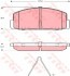 Колодки тормозные дисковые задн MAZDA: 6 02-, 6 Hatchback 02-, 6 Station Wagon 02-, 626 V Hatchback 98-02 KONSTEIN