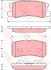 Колодки тормозные дисковые задн MITSUBISHI: GRANDIS 04-, PAJERO CLASSIC 02-, PAJERO II 90-00, PAJERO II Вездеход открытый 90-00, PAJERO III 00-, PAJERO IV 07-, PAJERO SPORT 98- KONSTEIN