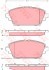 Колодки тормозные дисковые передн NISSAN: ALMERA TINO 00-, PRIMERA 02-, PRIMERA Hatchback 02-, PRIMERA универсал 02- KONSTEIN