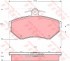 Колодки тормозные дисковые передн AUDI: A4 95-00, A4 Avant 95-01,  VW: PASSAT 96-00, PASSAT Variant 97-00 KONSTEIN