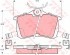 Колодки тормозные дисковые задн HONDA: ACCORD VII 98-02, ACCORD VII Aerodeck 98-, ACCORD VII Hatchback 99-02, ACCORD VIII 03-, ACCORD VIII Tourer 03- KONSTEIN