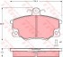Колодки тормозные дисковые передн ALFA ROMEO: 155 92-97,  FIAT: ARGENTA 78-86, BARCHETTA 95-, CROMA 89-96, PUNTO 94-99, PUNTO Van 96-00, PUNTO кабрио 94-97, REGATA 83-90, REGATA Weekend 84-90, RITMO Bertone кабрио 85-87, RITMO I 85-87, RITMO II 82-87, TEMPRA 90-96, TEMPRA S.W. 90-96, KONSTEIN