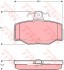 Колодки тормозные дисковые задн NISSAN: ALMERA II 00-, ALMERA II Hatchback 00-, ALMERA TINO 00-, PRIMERA 90-96, PRIMERA 96-01, PRIMERA Hatchback 90-96, PRIMERA Hatchback 96-02, PRIMERA Traveller 94-98, PRIMERA Traveller 98-01 KONSTEIN
