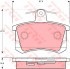 Колодки тормозные дисковые задн AUDI: 100 82-90, 100 90-94, 100 Avant 82-90, 100 Avant 90-94, 200 79-82, 200 83-91, 200 Avant 83-91, 80 82-86, 80 86-91, 80 91-94, 80 Avant 91-96, 90 84-87, 90 87-91, A4 95-00, A4 Avant 95-01, A6 94-97, A6 97-05, A6 Avant 94-97, A6 Avant 97-05, A8 94 KONSTEIN