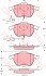 Колодки тормозные дисковые передн AUDI: A4 95-00, A4 00-04, A4 04-, A4 Avant 96-01, A4 Avant 01-04, A4 Avant 04-, A4 кабрио 02-, A6 97-05, A6 04-, A6 Avant 95-97, A6 Avant 97-05, A6 Avant 05-,  SKODA: SUPERB 02-,  VW: GOLF IV 97-05, GOLF IV Variant 99-, PASSAT 96-00, PASSAT 00-05, PA KONSTEIN