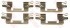 Пружинки тормозных колодок MITSUBISHI: L 200  05 - NISSAN: NAVARA  04 - TRW