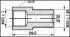 Редукция WPP-136 M10X1.0/M10X1.25, L=29.5MM, S=13 РЕДУКЦИОННЫЙ WP