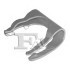 Фитинг глушителя MERCEDES BENZ: кронштейн FISCHER