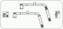 Комплект проводов зажигания FORD: FOCUS 1.6 02-04, FIESTA 1.3 01-, KA 1.3/1.6 02-, STREET KA 1.3 03-05 JANMOR